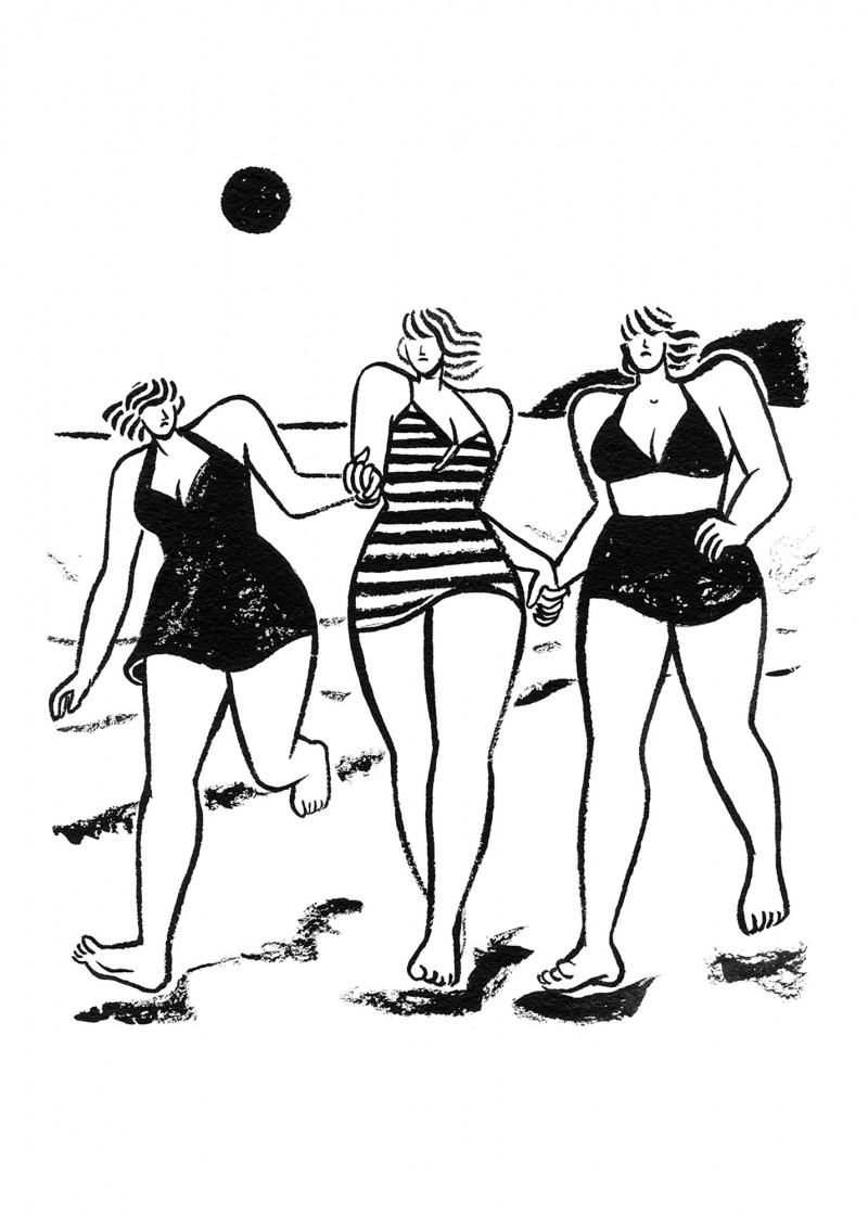 Courir sur la plage Courir sur la plage