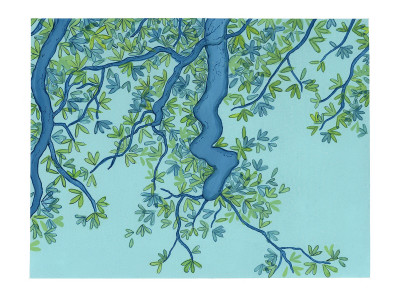 Sous les branches