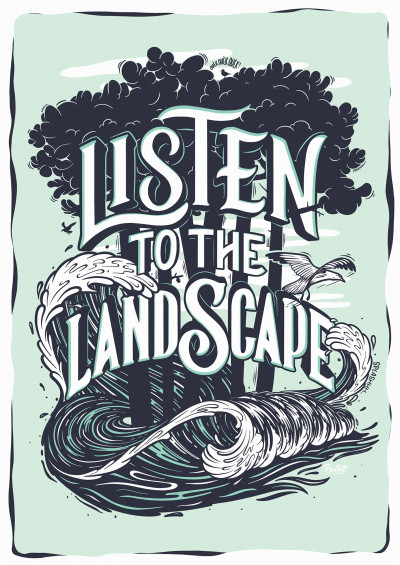 Listen to the landscape (couleur verveine)