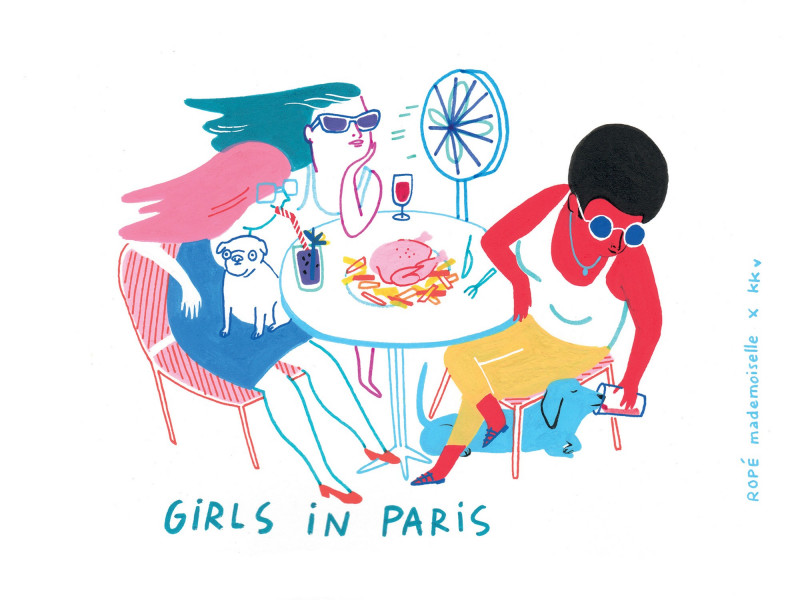 Girls in Paris Girls in Paris
