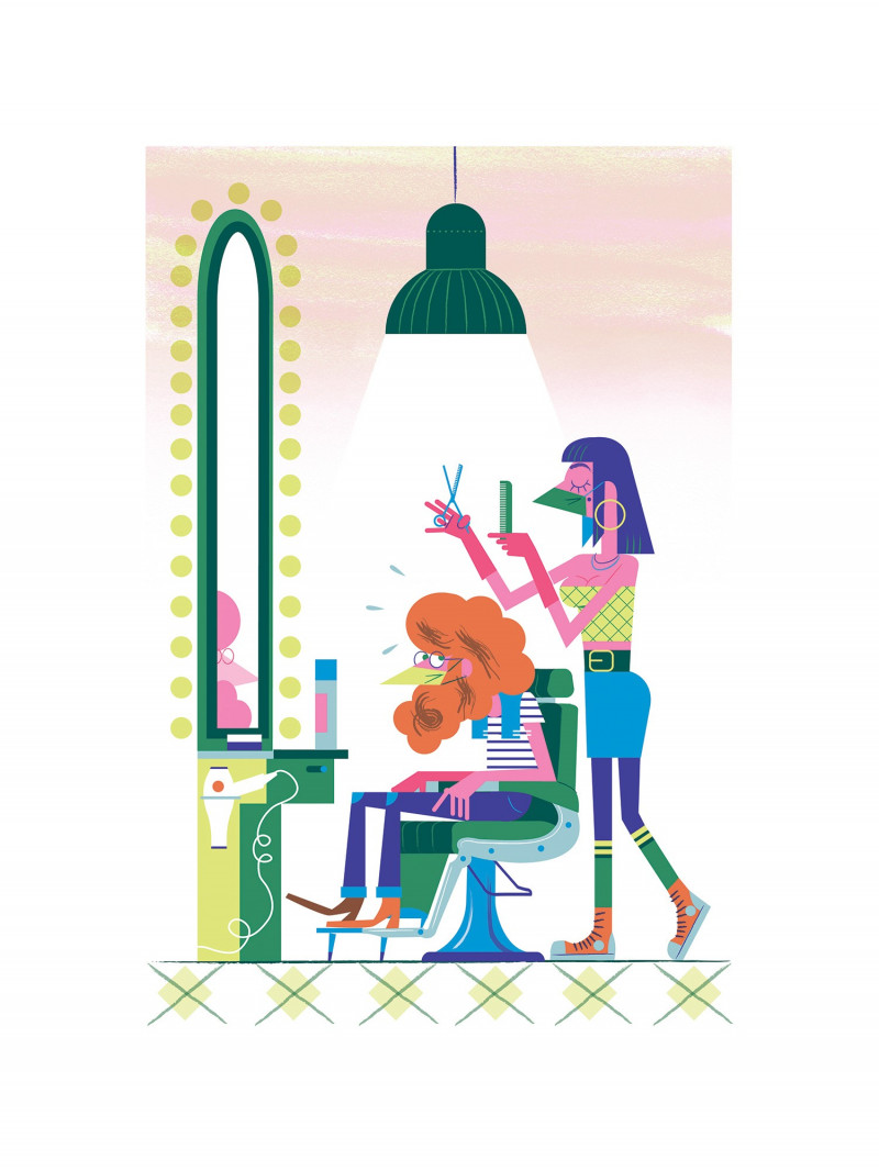 La coupe de cheveux La coupe de cheveux