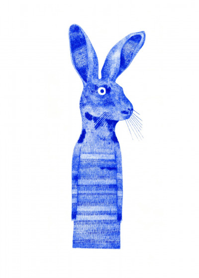 Lapin bleu