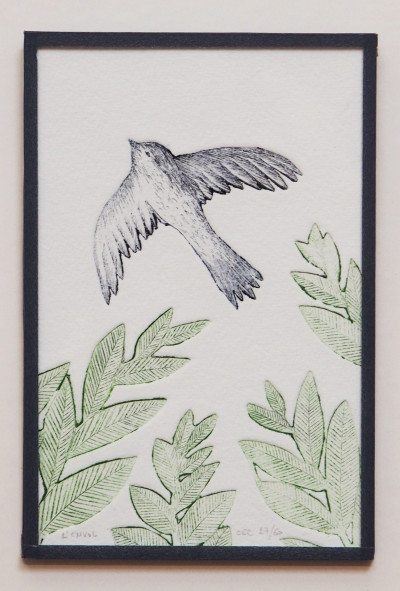 L'envol (SOUS VERRE)