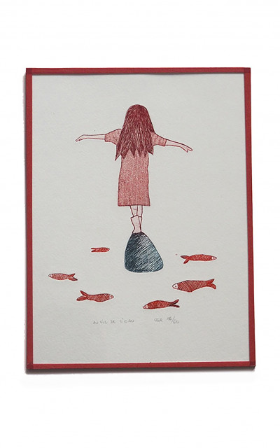 Au fil de l'eau (sous-verre)