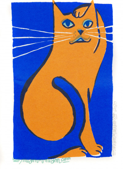 Chat orange