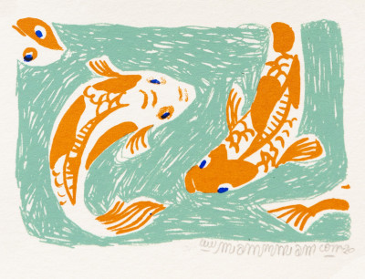 4 Carpes Koï