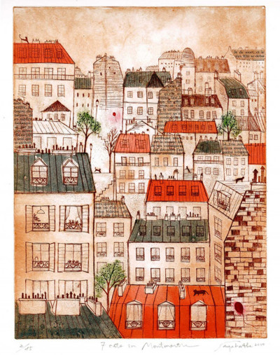 7 cats in Montmartre I