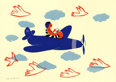 Le voyage de Monsieur Chausson (nuages bleus)