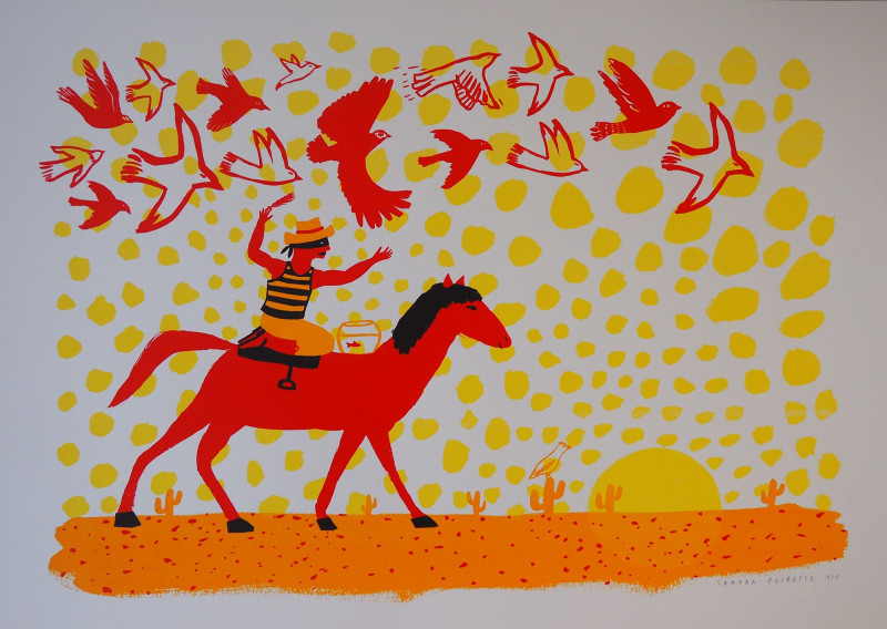 Bon vent (orange, rouge, taches jaunes) Bon vent (orange, rouge, taches jaunes)