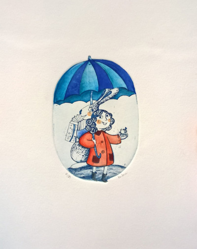 Valentine et le parapluie