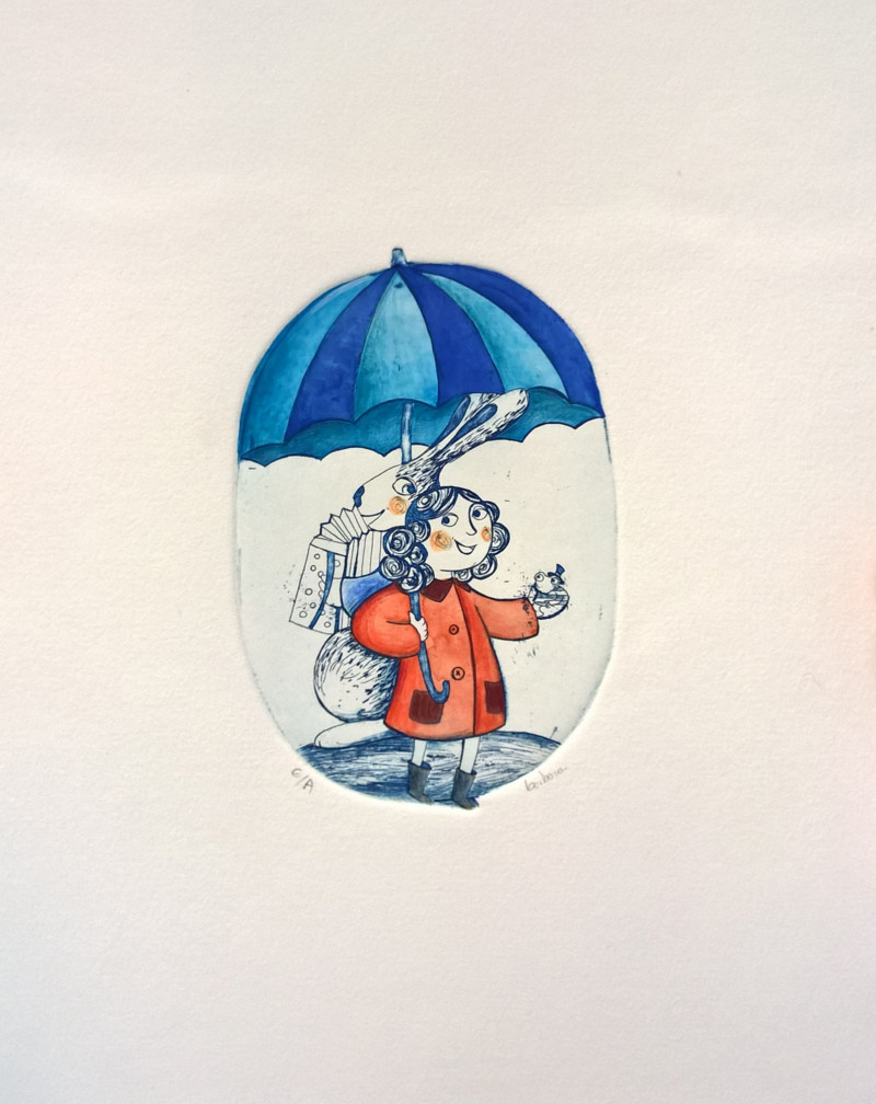 Valentine et le parapluie