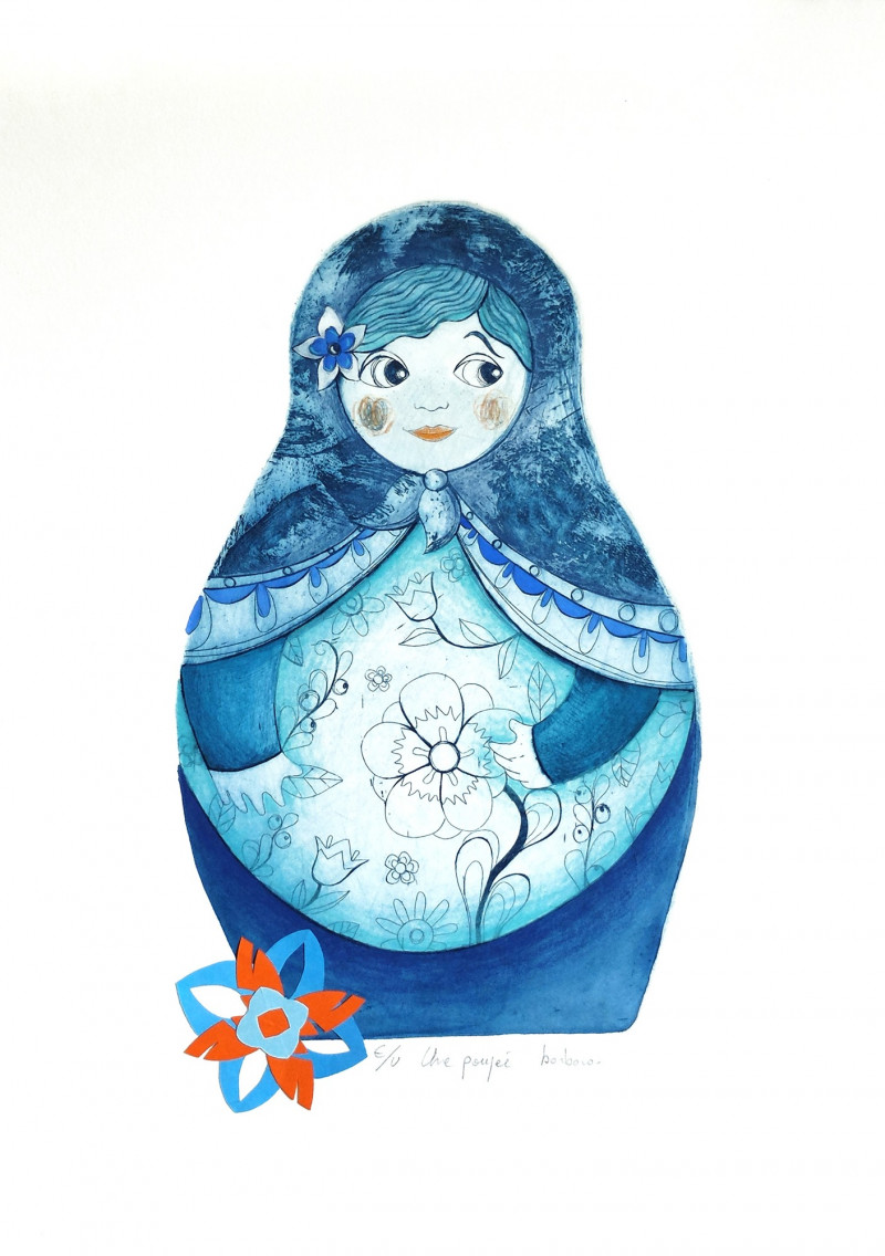 Une poupée (bleue) Une poupée (bleue)