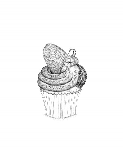 Cupcake Poulpe