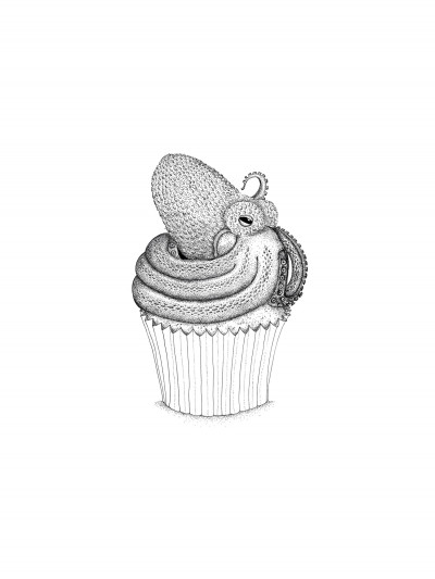 Cupcake Poulpe