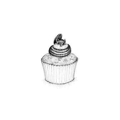 Mini Cupcake Ecureuil