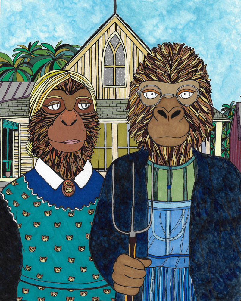 Monkey gothic