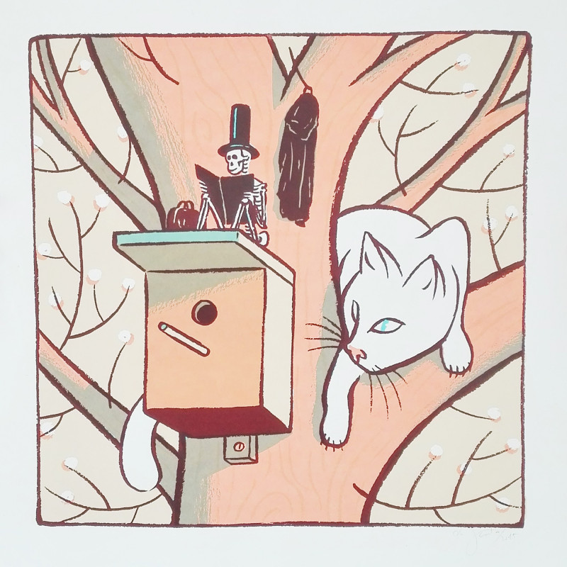 Le chat dans l'arbre