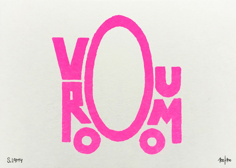 Vroum Rose fluo Vroum Rose fluo