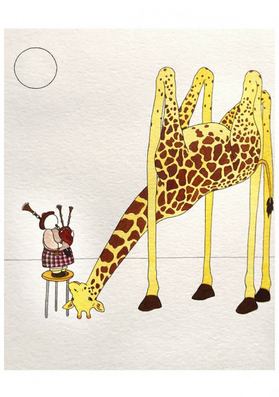 Girafe voyeuse