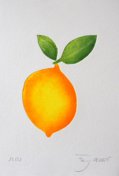 Citron jaune 2 feuilles