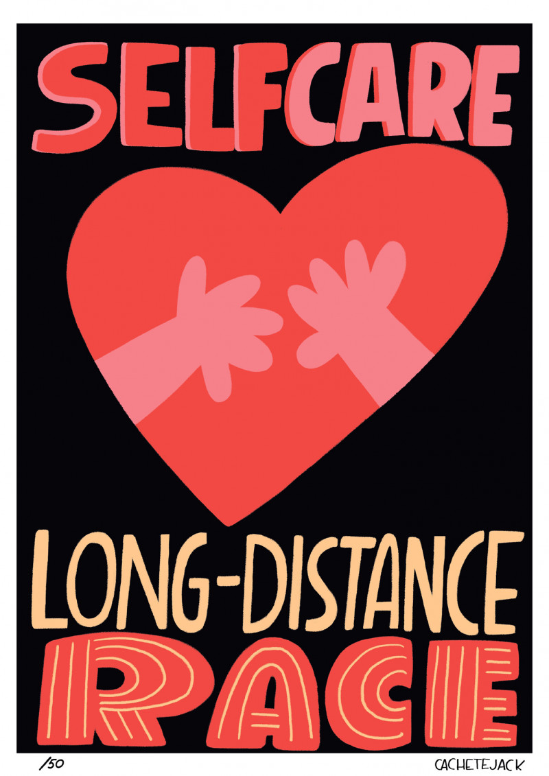 Selfcare, long-distance race