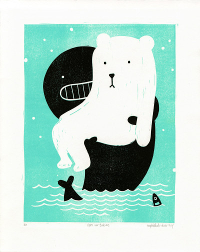 Ours sur Baleine