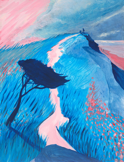 A droite du pin bleu (original)