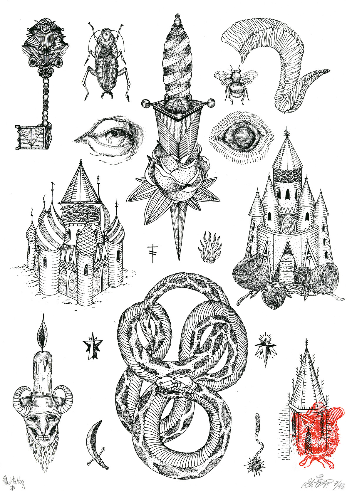 Hey Im a tattooist based in paris and a fan of from software games Here  are some flash designs and tattoos I did which I hope youll enjoy   rfromsoftware