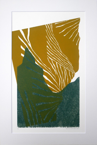 Plongeon (vert et ocre jaune)