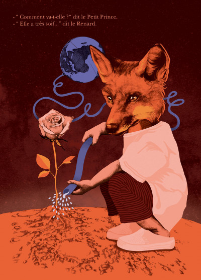 Fox on Mars