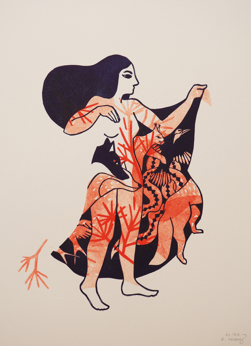 Le manteau - EVELYNE MARY