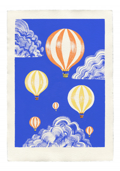 Les montgolfières (oeuvre unique)