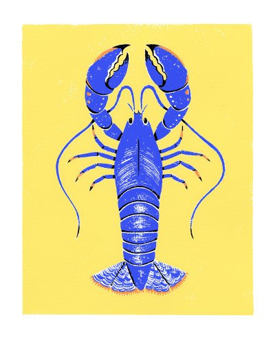 Le homard bleu