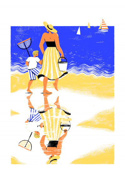 La promenade à marée descendante