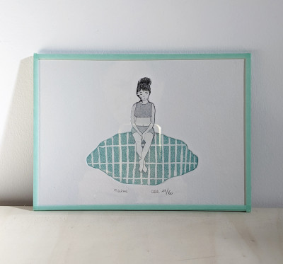La piscine (SOUS VERRE)