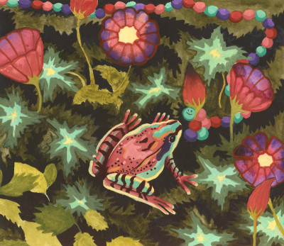 La grenouille et la chenille (oeuvre unique)