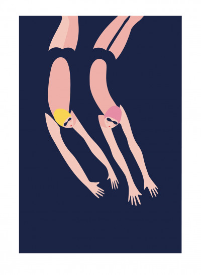 Twin swimmers