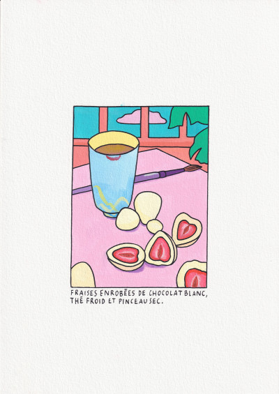 Fraises enrobées (exclusive artwork)
