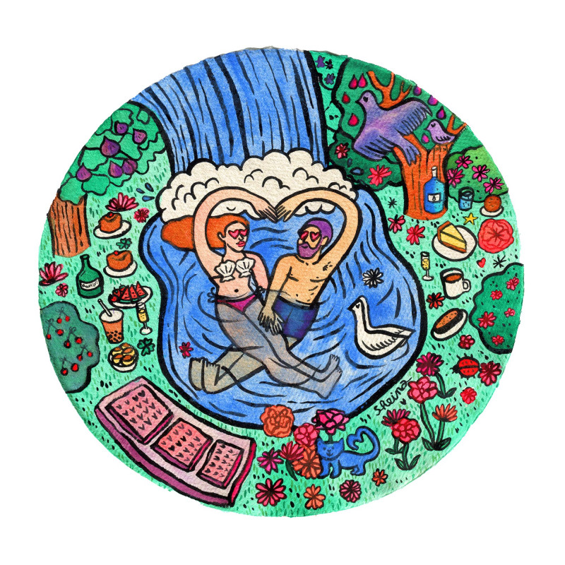 Festin dans les arbres entre amis - SHEINA SZLAMKA