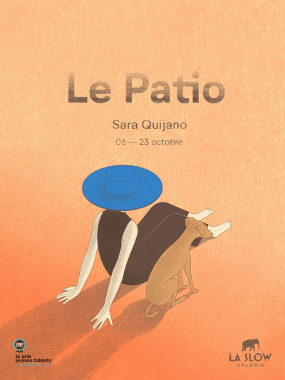 Affiche de l'exposition "Le Patio" de Sara Quijano