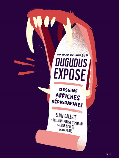 Affiche de l'exposition de Dugudus