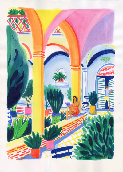 Le patio (exclusive artwork)