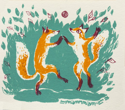 Dancing fox (mini)