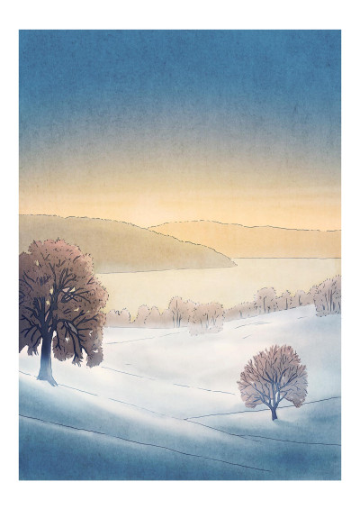 Au dessus du lac