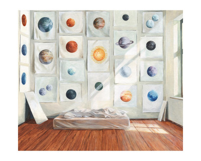 Une chambre de l'hôtel Cumulus