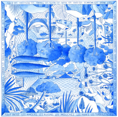 Tout passe - carré (œuvre unique)