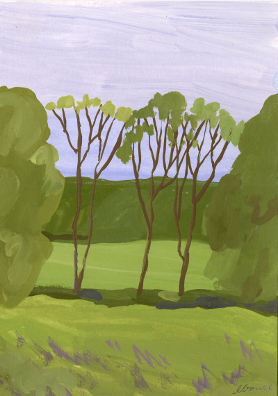 Three trees (œuvre unique)