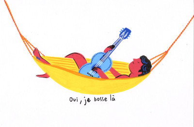 Oui je bosse là (œuvre unique)