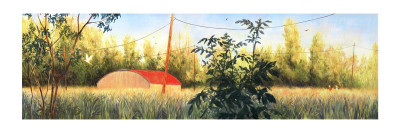 La grange au toit rouge