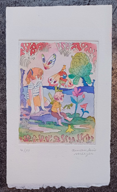 Mon jardin - poussins 4/10 - AMANDINE MEYER